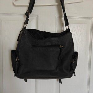 Bueno dark gray ladies handbag